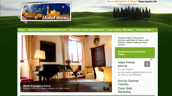Portfolio agenzia web Senigallia - Hotel Siena