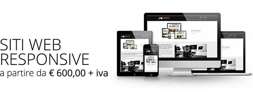 Realizzazione siti web responsive a partire da € 500,00